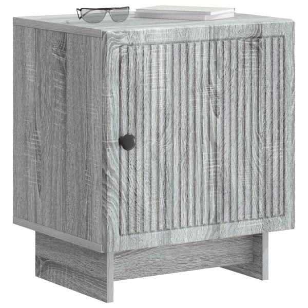 Nachttisch Graues Sonoma 43 x 34,5 x 50 cm Holzwerkstoff