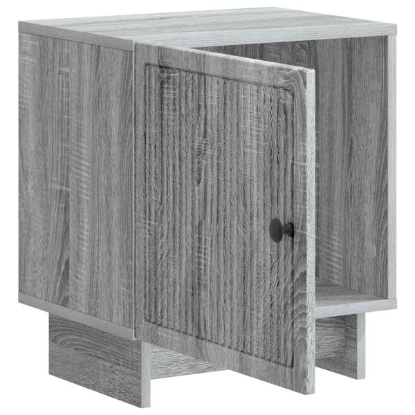Nachttisch Graues Sonoma 43 x 34,5 x 50 cm Holzwerkstoff