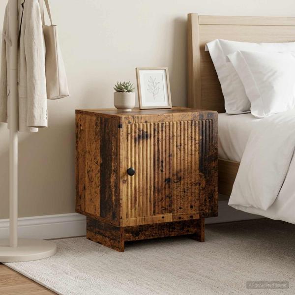 Nachttisch 2 stk. Altholz 43 x 34,5 x 50 cm Holzwerkstoff