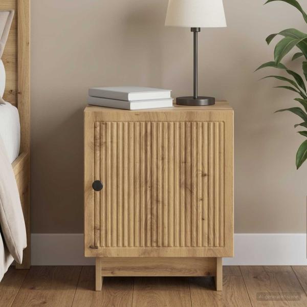 ARDEBO.de - Nachttisch Artisan-Eiche 43 x 34,5 x 50 cm Holzwerkstoff