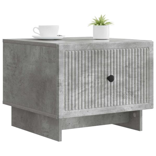 Couchtisch Betongrau 49 x 50 x 40 cm Holzwerkstoff