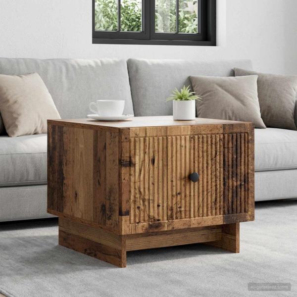 ARDEBO.de - Couchtisch Altholz 49 x 50 x 40 cm Holzwerkstoff