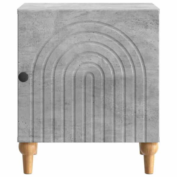 Nachttisch Betongrau 43 x 34,5 x 50 cm Holzwerkstoff
