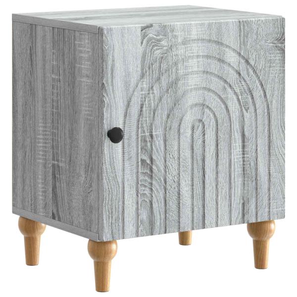 Nachttisch Graues Sonoma 43 x 34,5 x 50 cm Holzwerkstoff