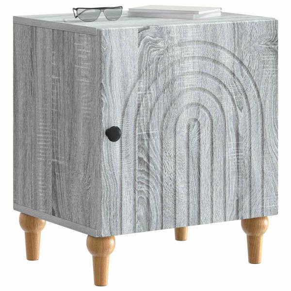 Nachttisch Graues Sonoma 43 x 34,5 x 50 cm Holzwerkstoff