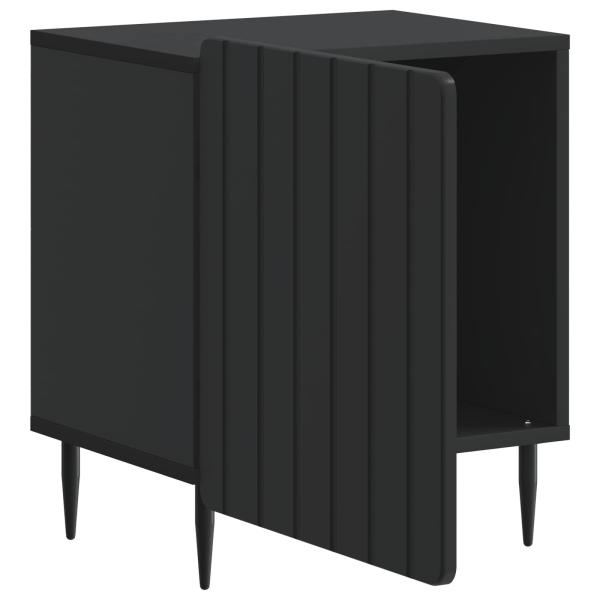 Nachttisch Schwarz 43 x 34,5 x 52 cm Holzwerkstoff