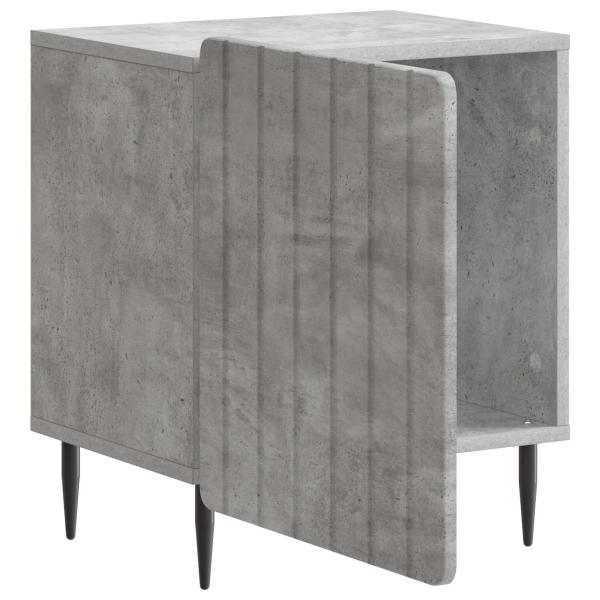 Nachttisch Betongrau 43 x 34,5 x 52 cm Holzwerkstoff