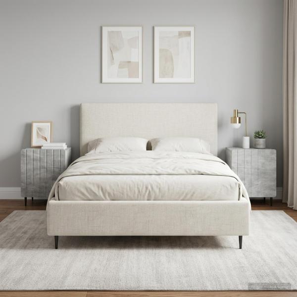 Nachttisch 2 Stk. Betongrau 43 x 34,5 x 52 cm Holzwerkstoff