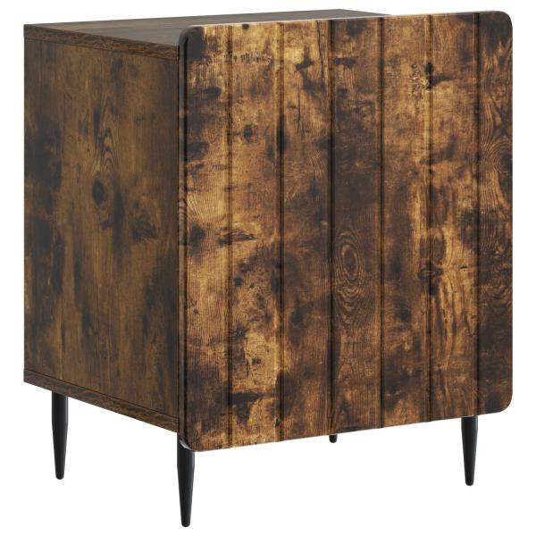 Nachttisch 2 Stk. Räuchereiche 43 x 34,5 x 52 cm Holzwerkstoff