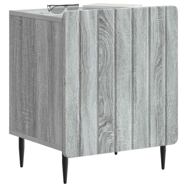 Nachttisch 2 Stk. Sonoma-Grau 43 x 34,5 x 52 cm Holzwerkstoff