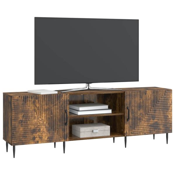 TV-Schränk 150 x 31 x 50 cm Räuchereiche Holzwerkstoff