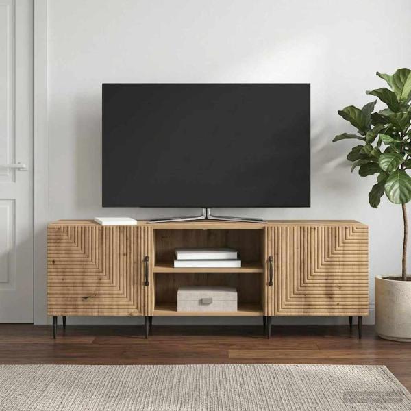 ARDEBO.de - TV-Schränk 150 x 31 x 50 cm Artisan-Eiche Holzwerkstoff