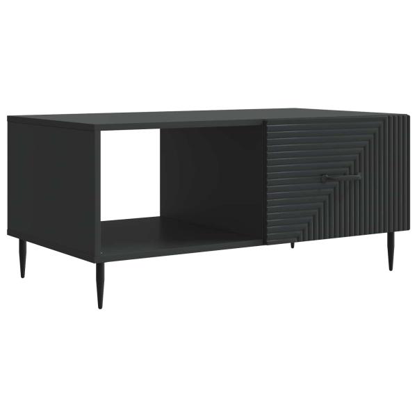 Couchtisch Schwarz 90 x 50 x 40 cm Holzwerkstoff