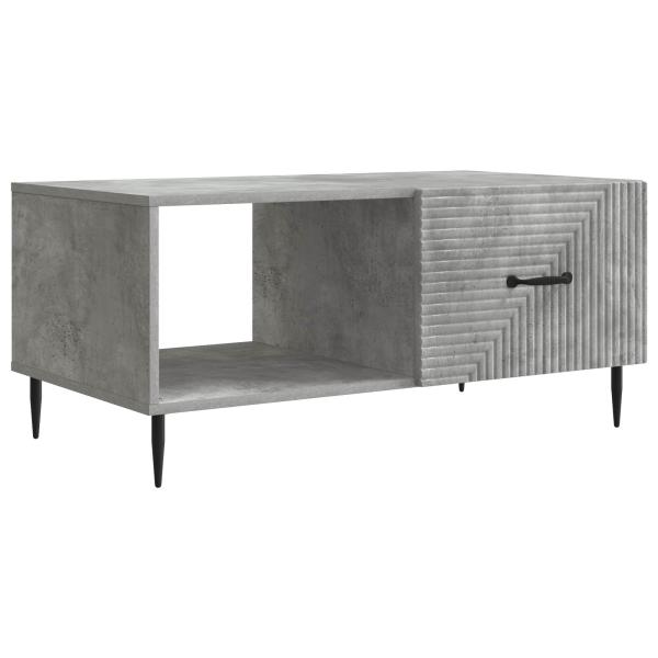 Couchtisch Betongrau 90 x 50 x 40 cm Holzwerkstoff