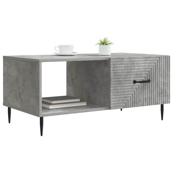 Couchtisch Betongrau 90 x 50 x 40 cm Holzwerkstoff