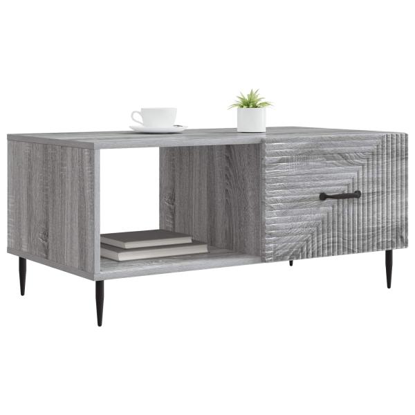 Couchtisch Graues Sonoma 90 x 50 x 40 cm Holzwerkstoff