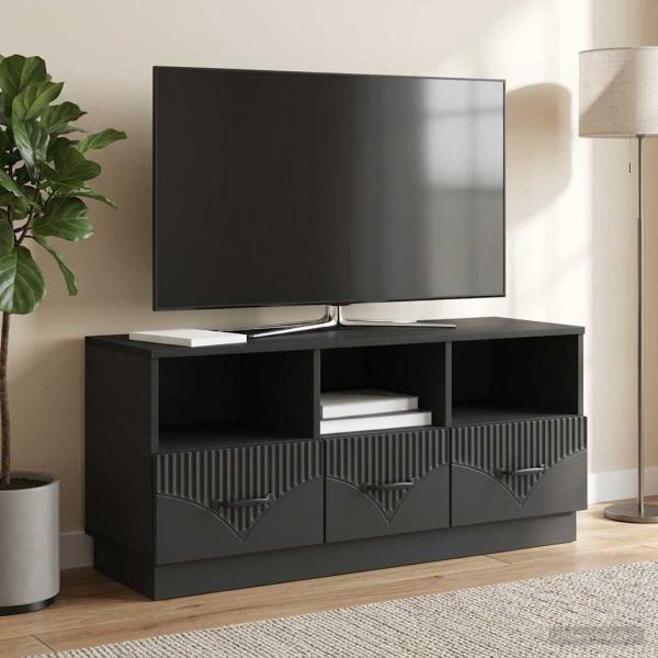 TV-Schränk Schwarz 102 x 34,5 x 47 cm Holzwerkstoff