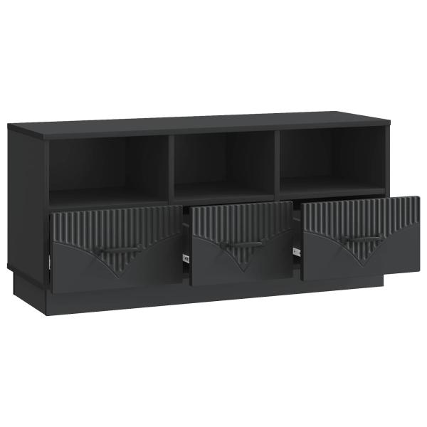TV-Schränk Schwarz 102 x 34,5 x 47 cm Holzwerkstoff