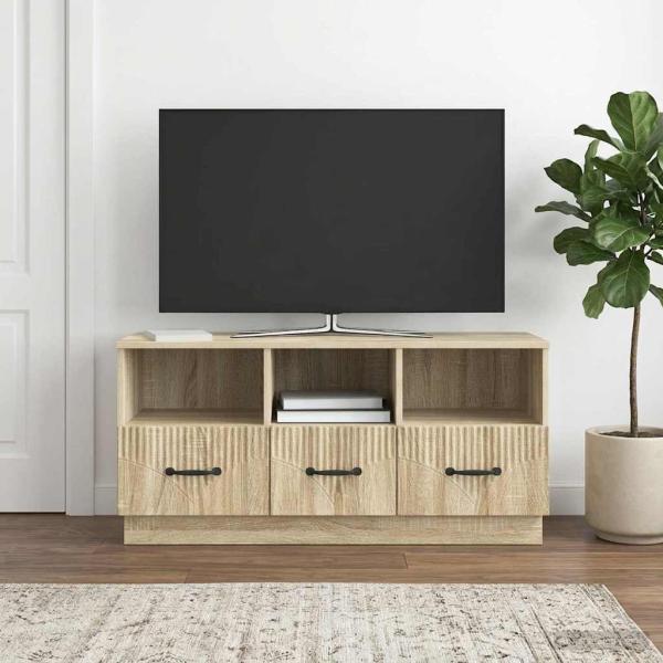 TV-Schränk Sonoma-Eiche 102 x 34,5 x 47 cm Holzwerkstoff