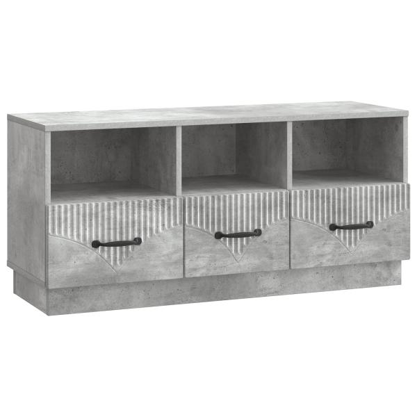 TV-Schränk Betongrau 102 x 34,5 x 47 cm Holzwerkstoff