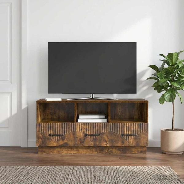 TV-Schränk Geräucherte Eiche 102 x 34,5 x 47 cm Holzwerkstoff
