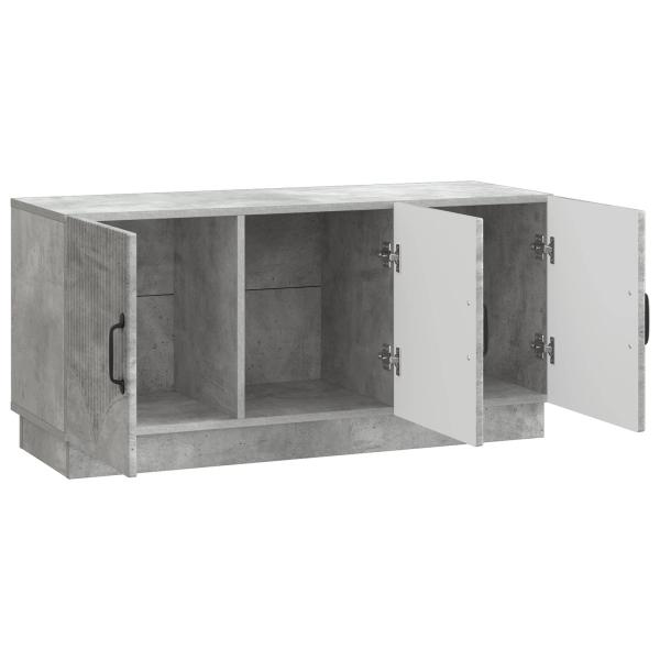 TV-Schränk Betongrau 99 x 34,5 x 47 cm Holzwerkstoff