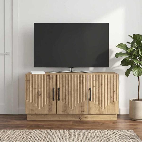 ARDEBO.de - TV-Schränk 99 x 34,5 x 47 cm Artisan-Eiche Holzwerkstoff