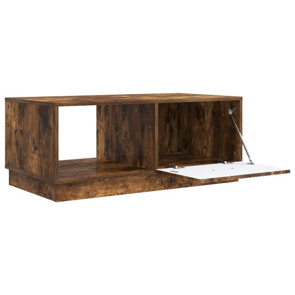 Couchtisch Räuchereiche 90 x 50 x 37 cm Holzwerkstoff