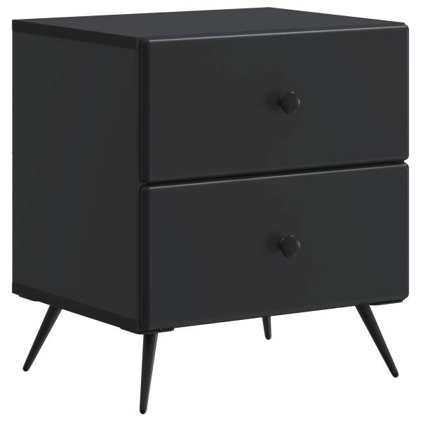 Nachttisch Schwarz 43 x 34,5 x 47,5 cm Holzwerkstoff