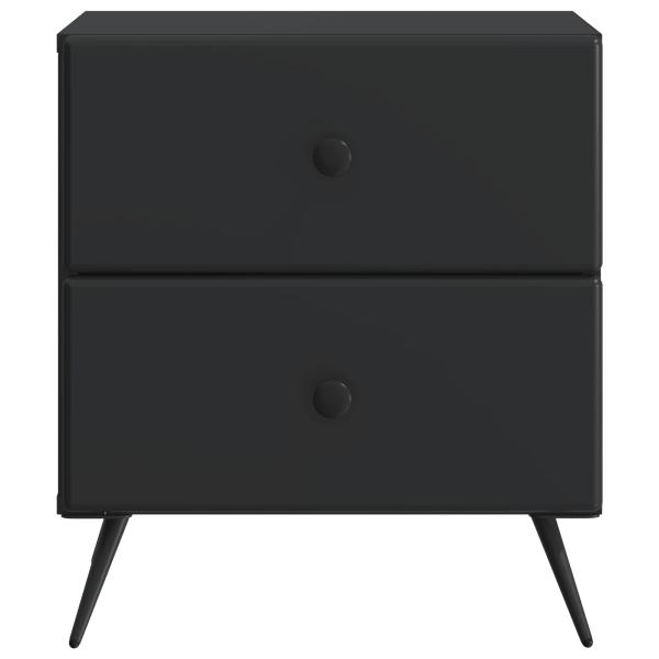 Nachttisch Schwarz 43 x 34,5 x 47,5 cm Holzwerkstoff