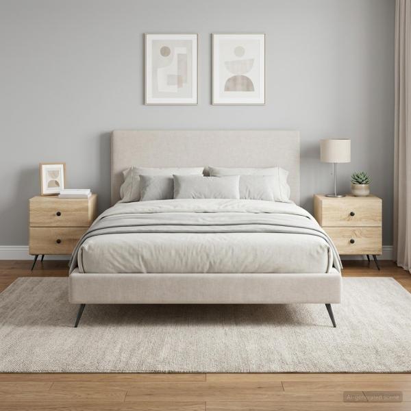 ARDEBO.de - Nachttisch 2 Stk. Sonoma-Eiche 43 x 34,5 x 47,5 cm