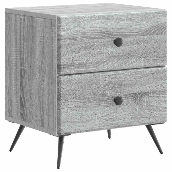 Nachttisch Sonoma-Grau 43 x 34,5 x 47,5 cm Holzwerkstoff
