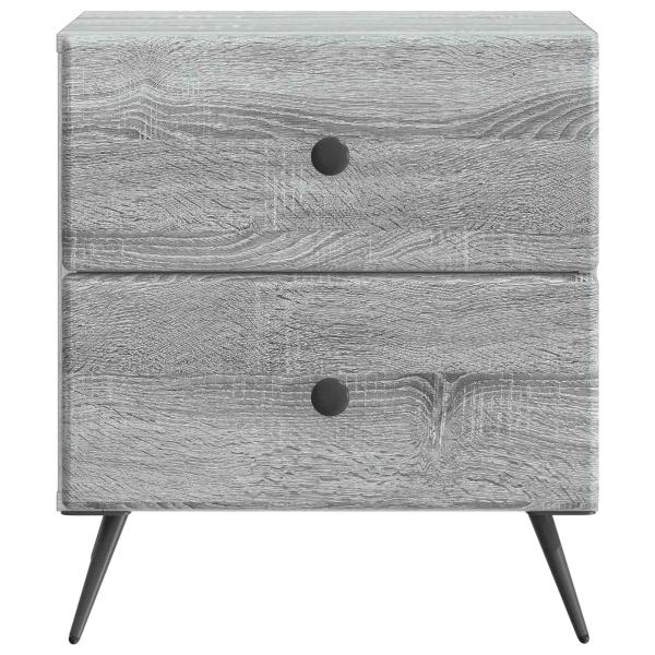 Nachttisch Sonoma-Grau 43 x 34,5 x 47,5 cm Holzwerkstoff