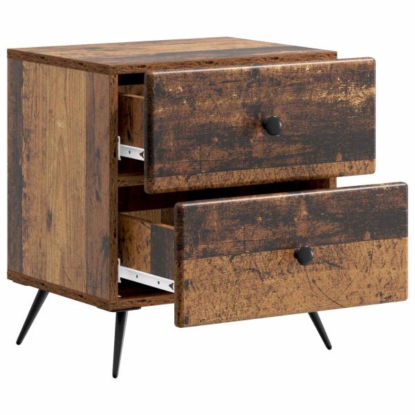 Nachttisch Altholz 43 x 34,5 x 47,5 cm Holzwerkstoff