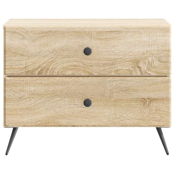 Nachttisch Sonoma-Eiche 62 x 34,5 x 47,5 cm Holzwerkstoff