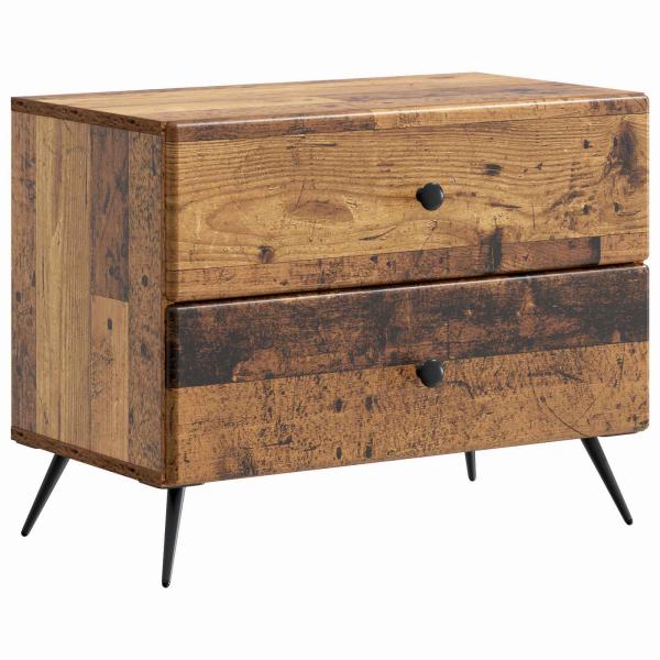 Nachttisch Altholz 62 x 34,5 x 47,5 cm Holzwerkstoff