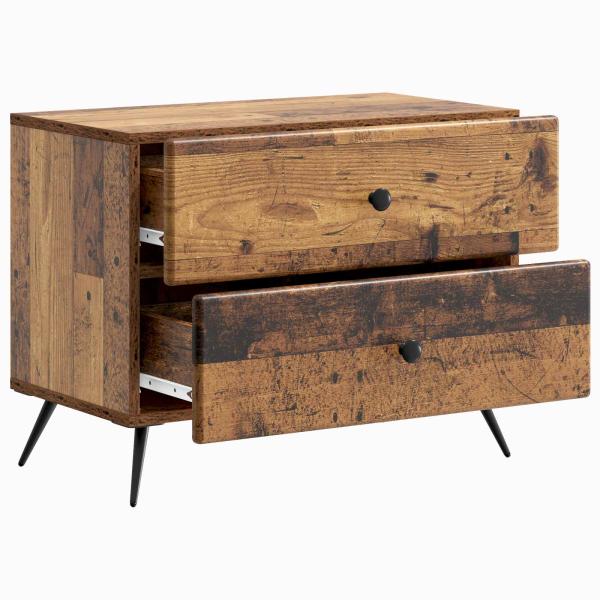 Nachttisch Altholz 62 x 34,5 x 47,5 cm Holzwerkstoff