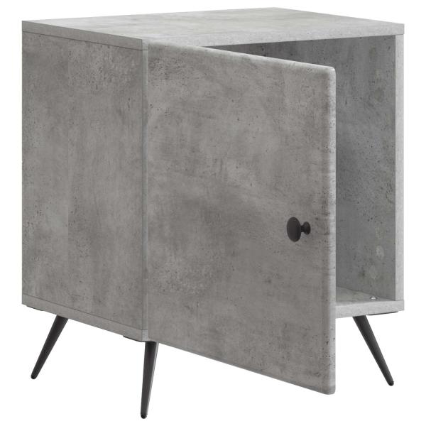 Nachttisch Betongrau 43 x 34,5 x 50 cm Holzwerkstoff