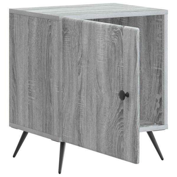 Nachttisch Graues Sonoma 43 x 34,5 x 50 cm Holzwerkstoff