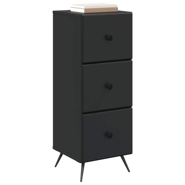 Schubladenschrank Schwarz 33 x 34,5 x 90 cm Holzwerkstoff