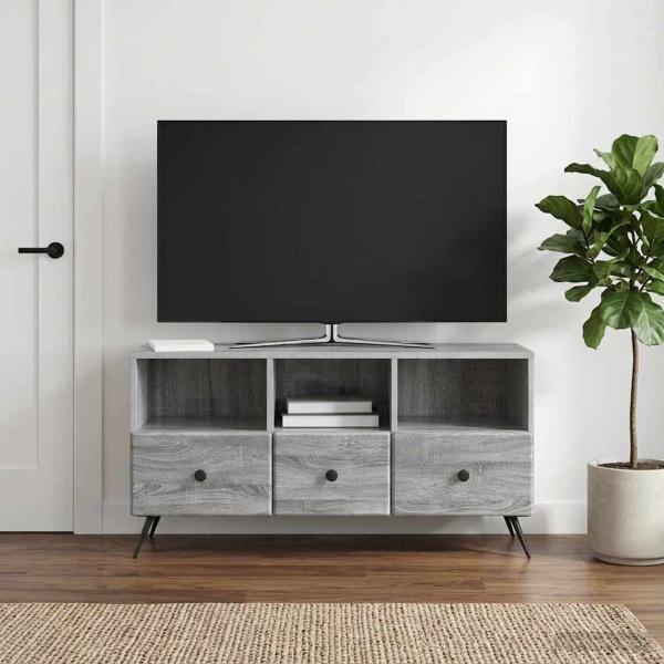 TV-Schränk Graues Sonoma 102 x 34,5 x 50 cm Holzwerkstoff