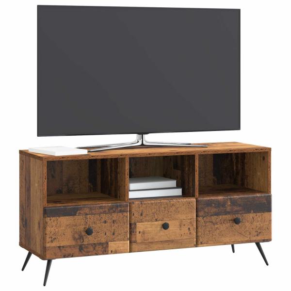 TV-Schränk Altholz 102 x 34,5 x 50 cm Holzwerkstoff