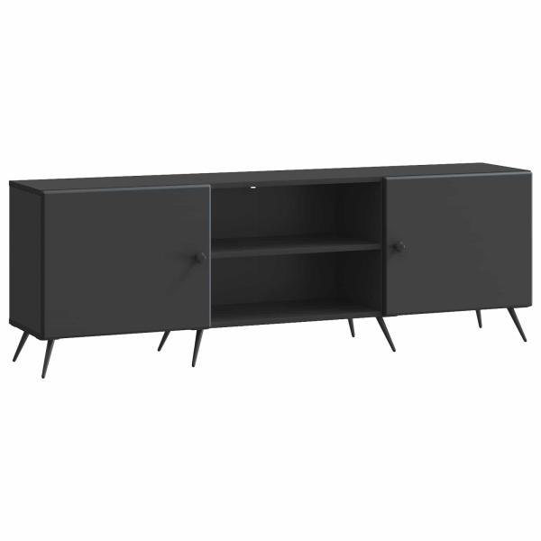 TV-Schränk 150 x 31 x 50 cm Schwarz Holzwerkstoff