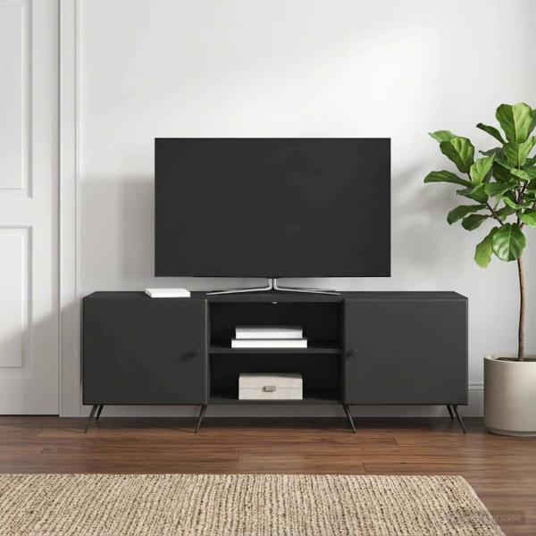TV-Schränk 150 x 31 x 50 cm Schwarz Holzwerkstoff