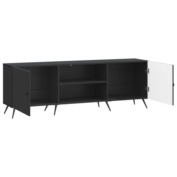 TV-Schränk 150 x 31 x 50 cm Schwarz Holzwerkstoff