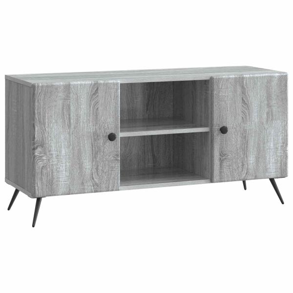 TV-Schränk 102 x 34,5 x 50 cm Sonoma-Grau Holzwerkstoff