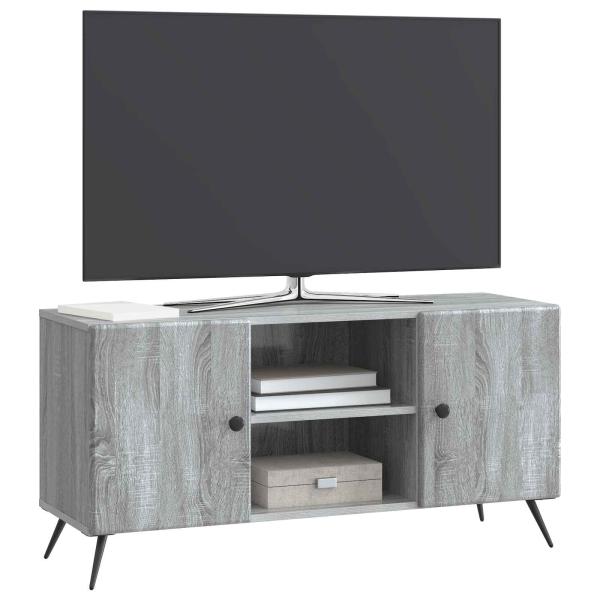 TV-Schränk 102 x 34,5 x 50 cm Sonoma-Grau Holzwerkstoff