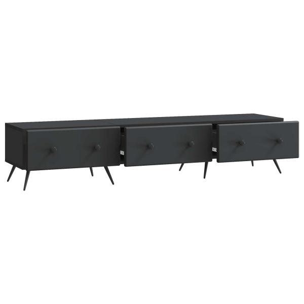 TV-Schränk Schwarz 147 x 34,5 x 30 cm Holzwerkstoff