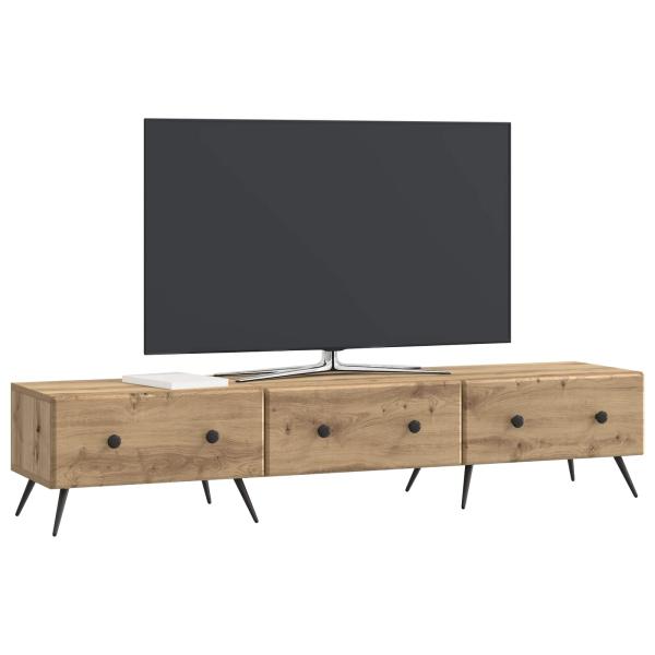 TV-Schränk 147 x 34,5 x 30 cm Artisan-Eiche Holzwerkstoff