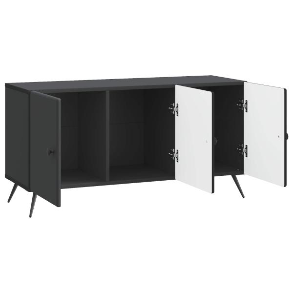 TV-Schränk Schwarz 99 x 34,5 x 50 cm Holzwerkstoff